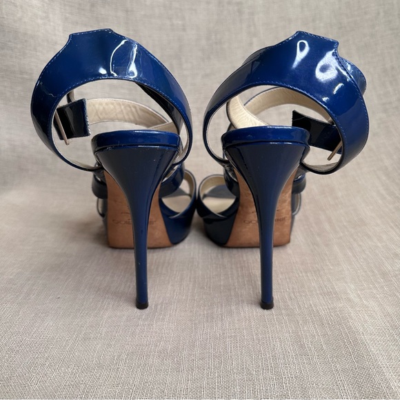 Jimmy Choo Vamp Stilettos Blue - Picture 6 of 12